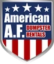 American AF Dumpsters logo